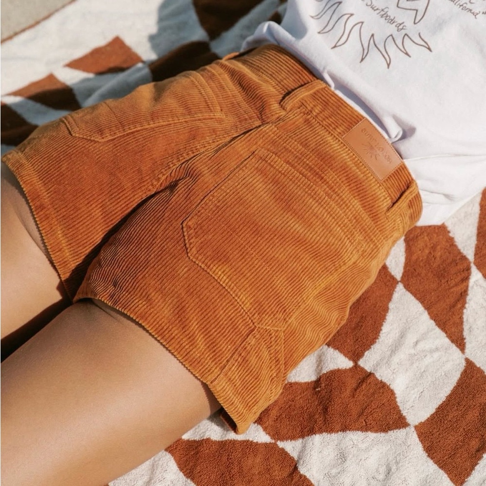 Surf Locos Corduroy Shorts – Brown – Size 29 – NWT